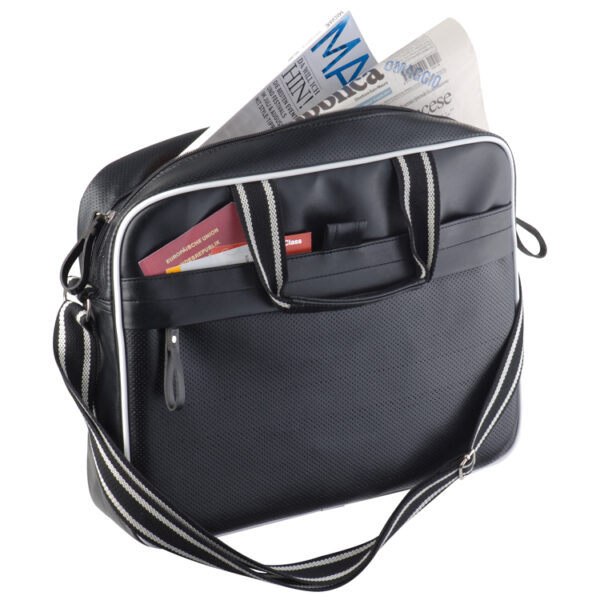 PU Laptop bag with hole pattern