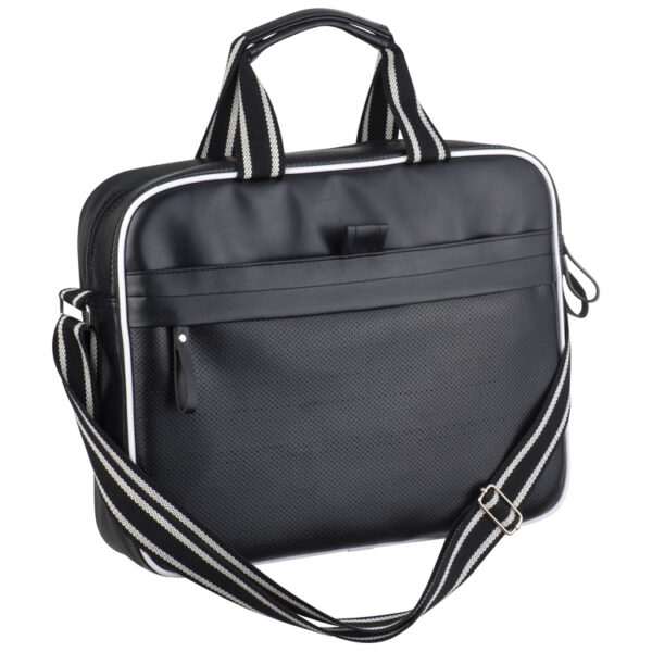 PU Laptop bag with hole pattern